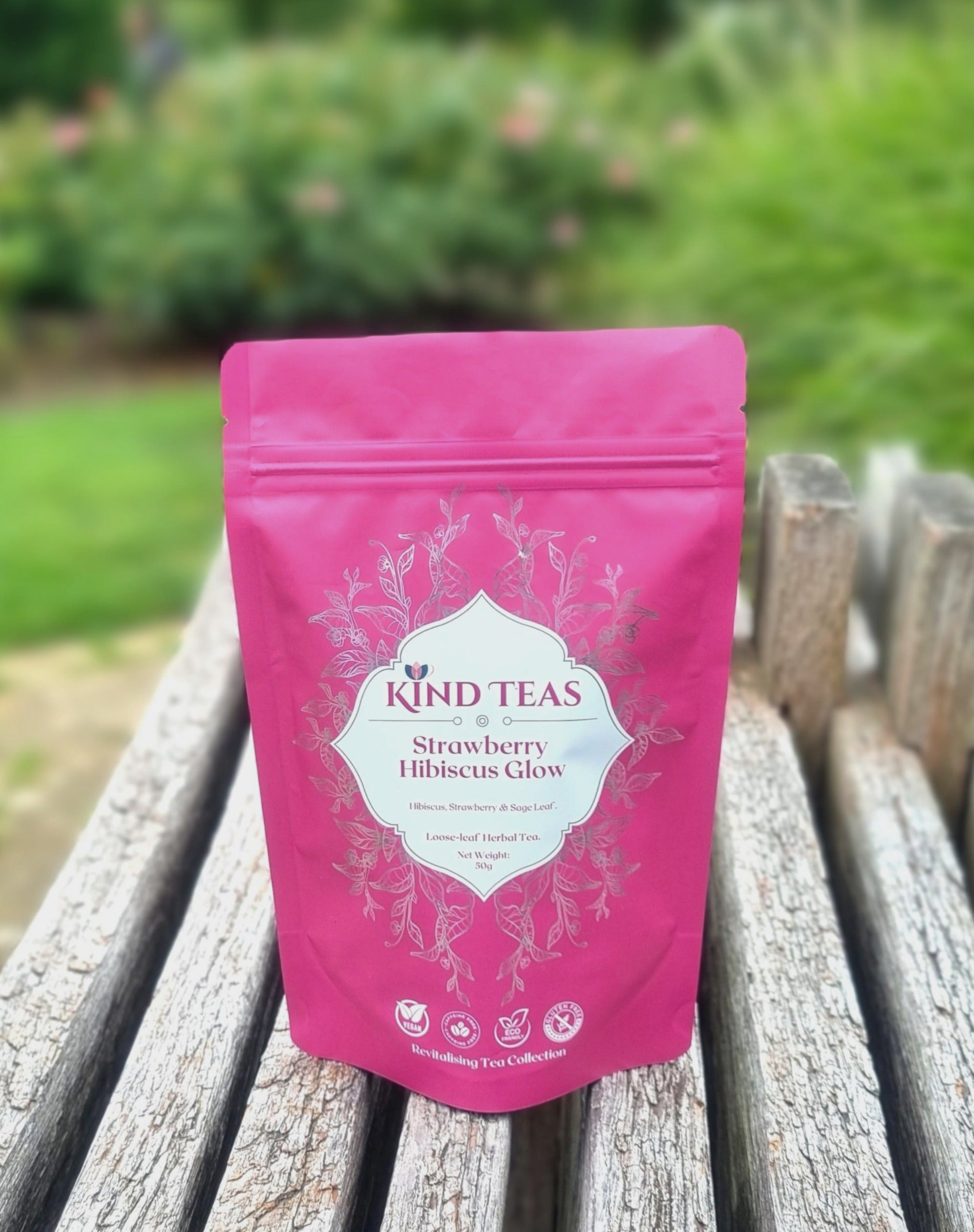 Strawberry Hibiscus Glow Herbal Infusion (Sweet and Tangy)