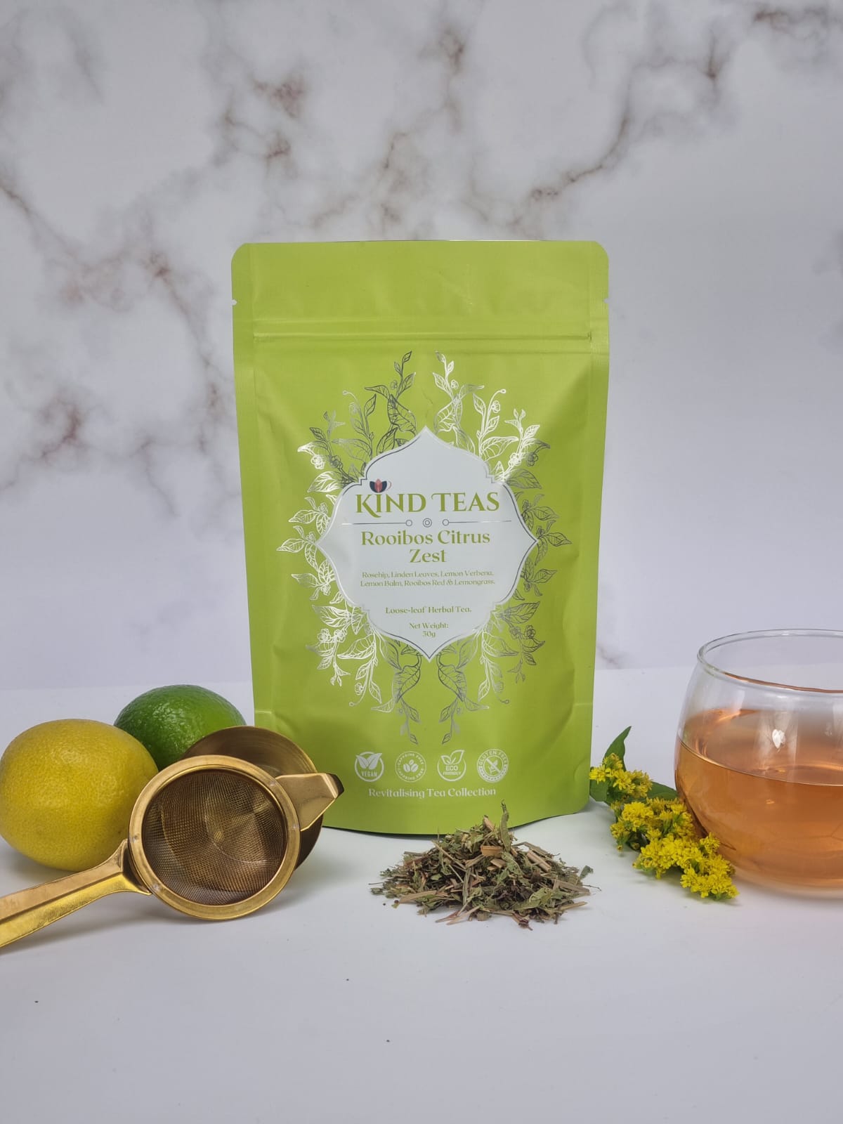 Rooibos Citrus Zest Herbal Infusion (The Zesty Refresher)