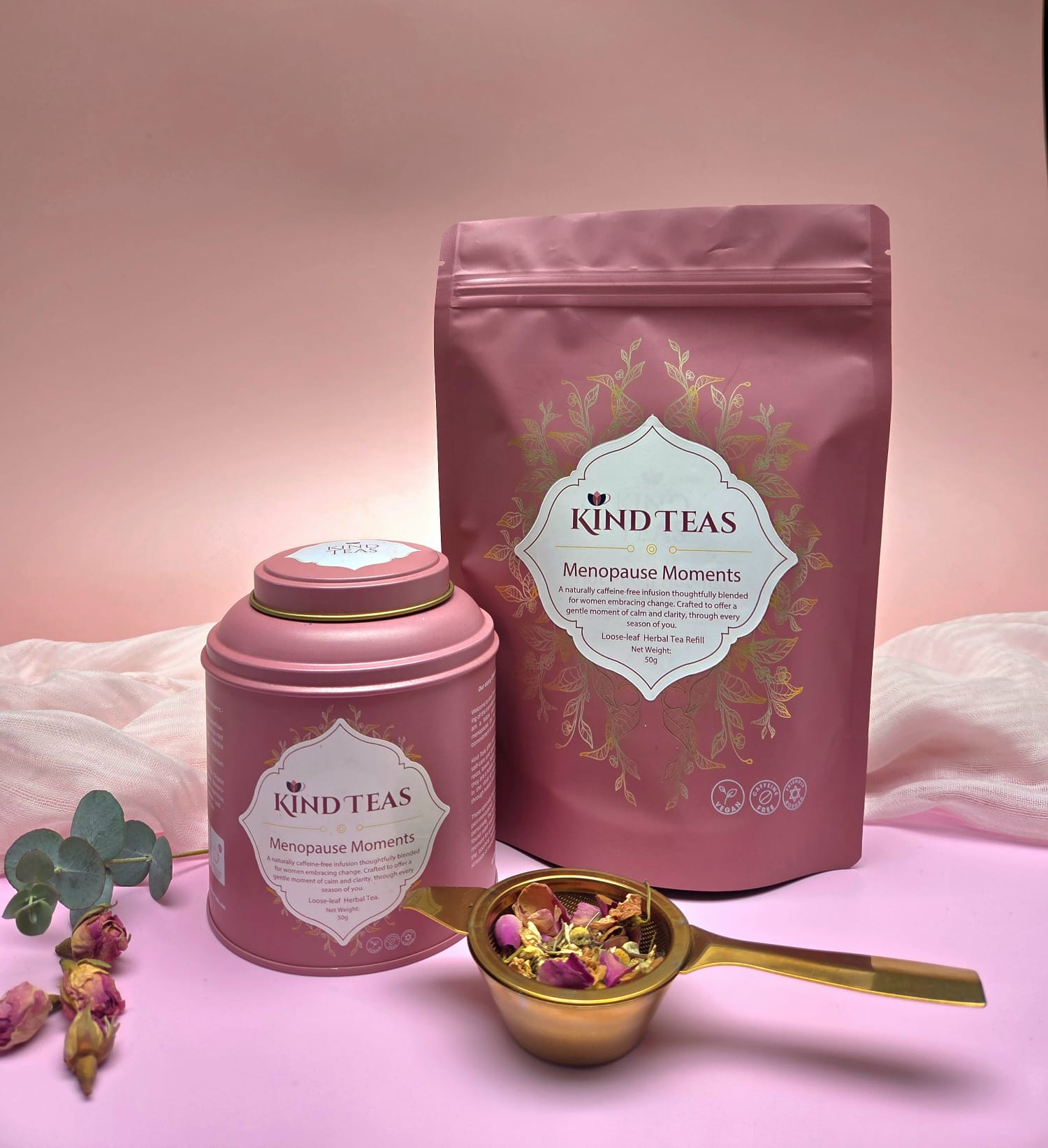 Menopause Moments Herbal Tea Refill Pouch (Morning Wellbeing Blend)